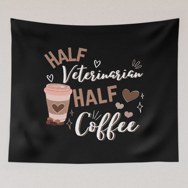 Item preview, Half veterinarian half coffee designed and sold by aryan10.