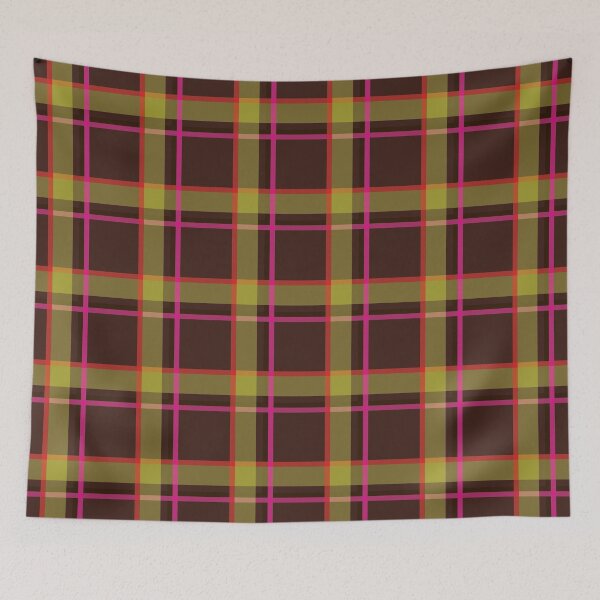 Item preview, Plaid brown pink yellow red fashion designed and sold by BLMcreations.