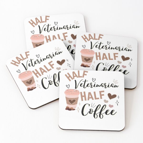 Item preview, Copy of Half veterinarian half coffee designed and sold by aryan10.