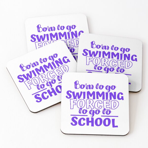 Item preview, Born to go swimming. Forced  to go to school designed and sold by TheGreenGoat.