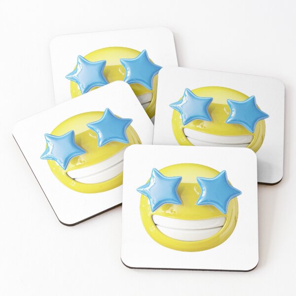 Item preview, Emoji Star eyes Cam Smile Sticker designed and sold by Queengood.