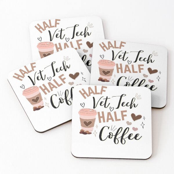 Item preview, Half vet tech half coffee designed and sold by aryan10.