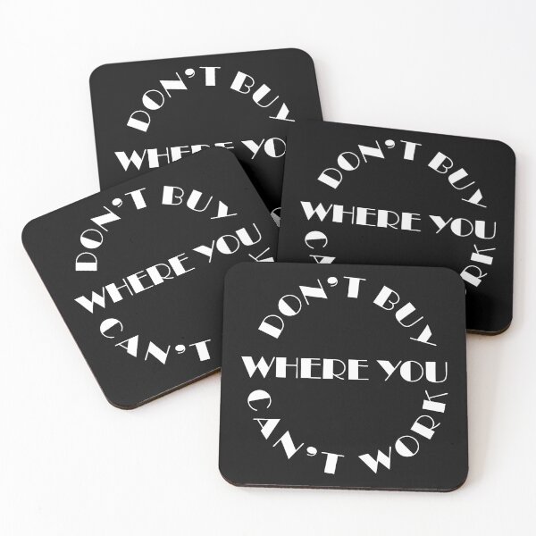 Item preview, Don't buy where you can't work designed and sold by odrito.