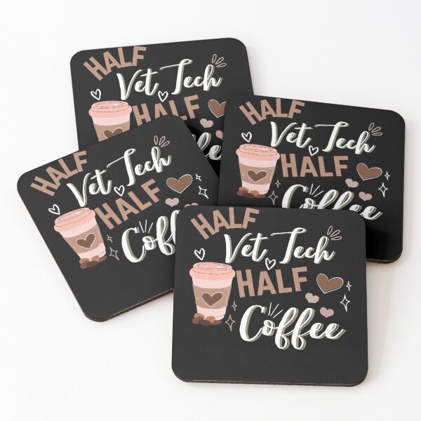 Item preview, Half Vet Tech half coffee designed and sold by aryan10.