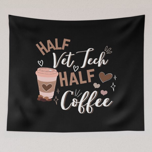 Item preview, Half Vet Tech half coffee designed and sold by aryan10.