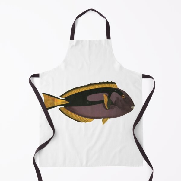 Item preview, Tropical blue tang fish illustration  designed and sold by TrippyEarth.