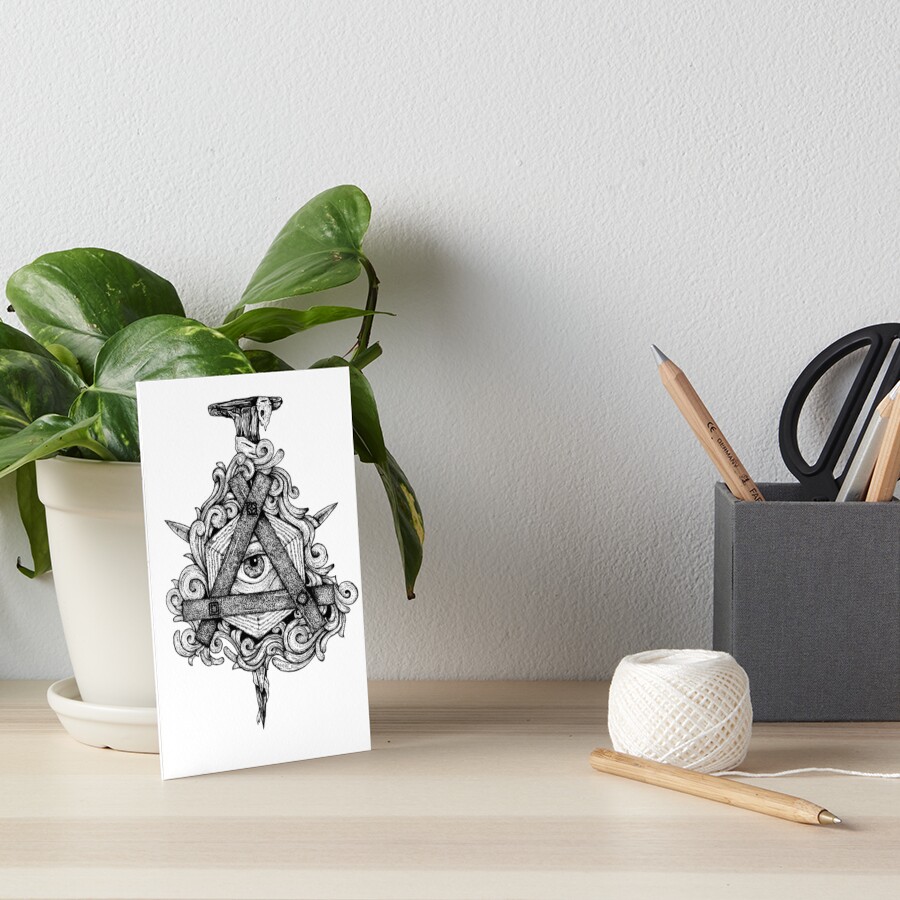 Item preview, Art Board Print designed and sold by mayberus.
