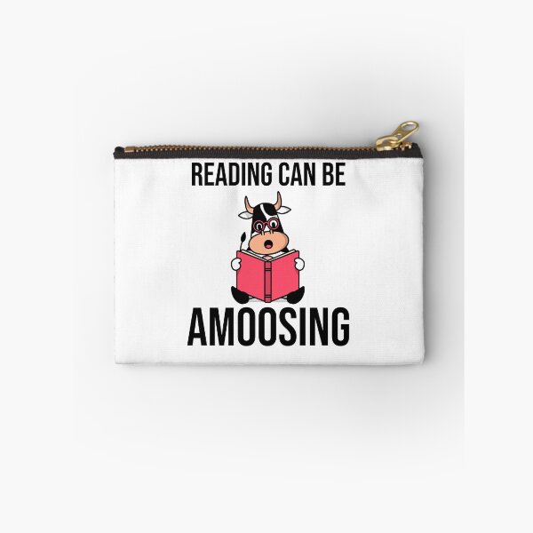 Item preview, Reading Can Be Amoosing - Funny Cow Pun designed and sold by RedQuality.