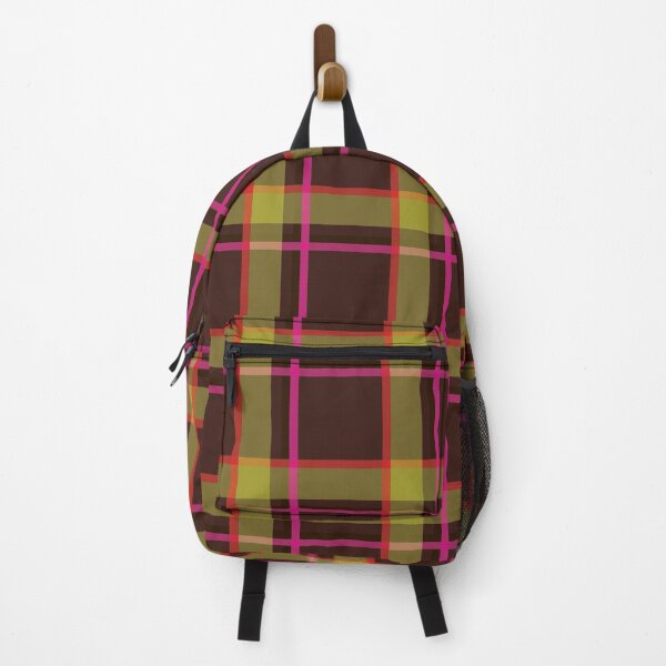 Item preview, Plaid brown pink yellow red fashion designed and sold by BLMcreations.