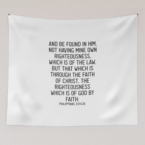 Item preview, Phillippians 3:9 KJV designed and sold by Logosdesignshop.