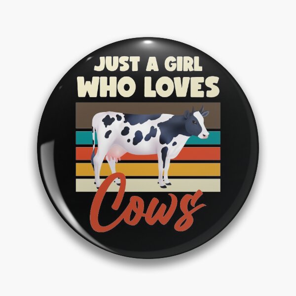 Item preview, Cow Just A Girl Who Loves Cows Girls / Ladies / Farmer's wife designed and sold by Lenny Stahl.