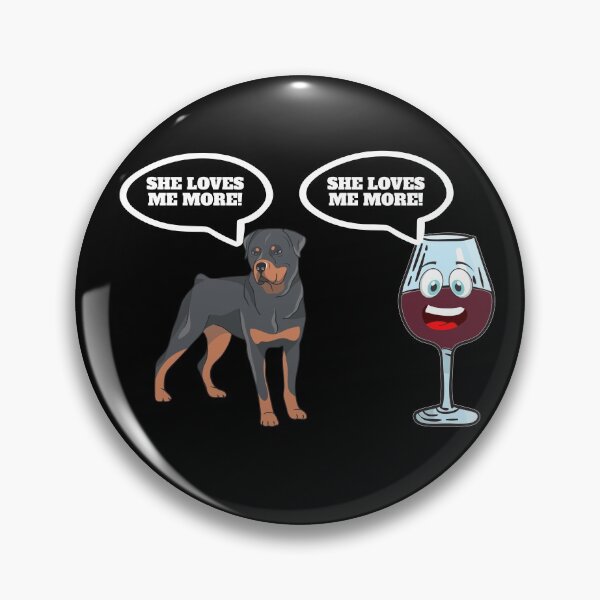 Artikelvorschau, Rottweiler gegen Wein entworfen und verkauft von Salvadax.
