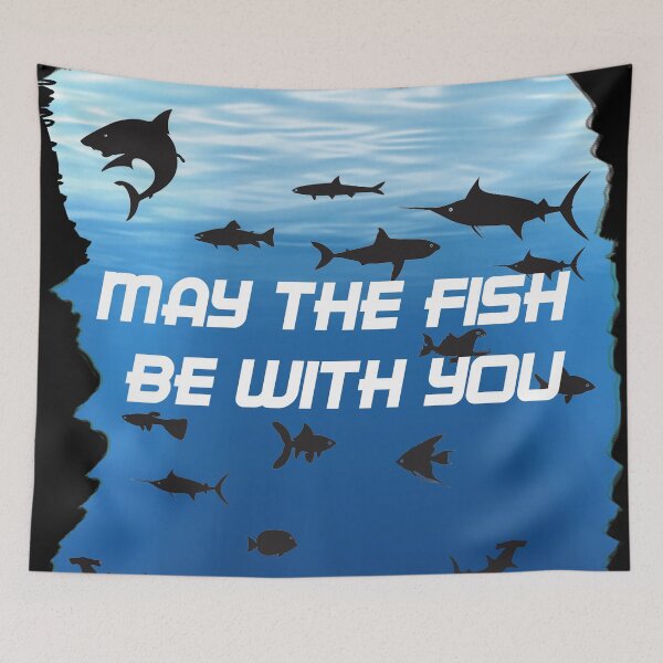 Item preview, MAY THE FISH BE WITH YOU designed and sold by GOTOCREATE.