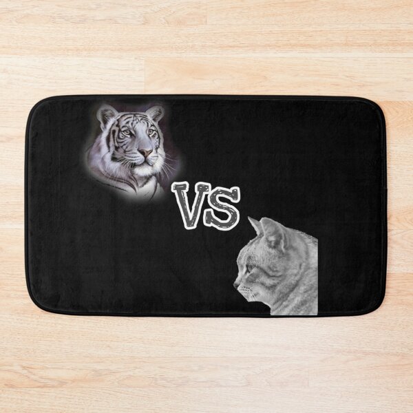 Item preview, cat vs tiger shirts, cute cat vs tiger design, cute cat vs tiger lover, funny cat vs tiger masks, funny cat vs tiger phone cases, nice cat vs tiger stikars, cat vs tiger mugs, cat vs tiger clock  designed and sold by Poussyarts.