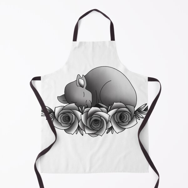 Item preview, Sleeping rat on roses designed and sold by Hildegardcgn.