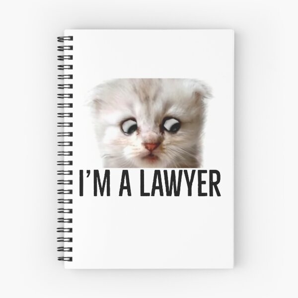 Item preview, I'm not a cat, I'm a lawyer  designed and sold by Deez Direct.