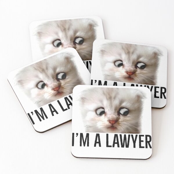 Item preview, I'm not a cat, I'm a lawyer  designed and sold by Deez Direct.