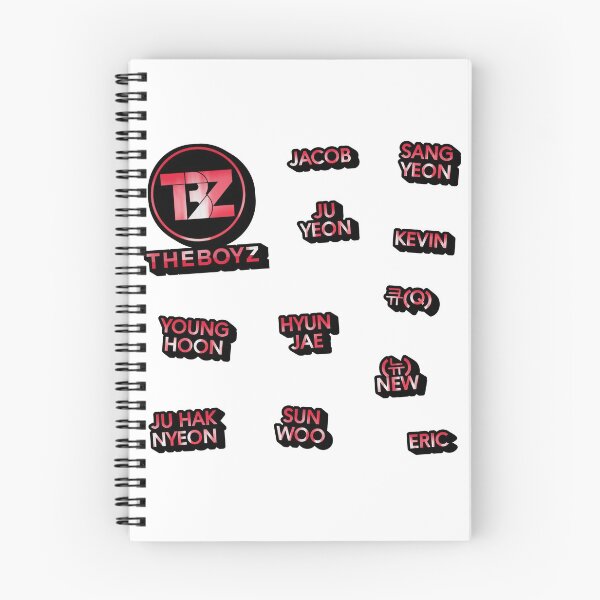 Item preview, THE BOYZ - K-Pop Sticker Pack designed and sold by artsycore.