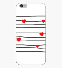Hearts and stripes iPhone Case
