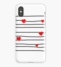 Hearts and stripes iPhone Case/Skin