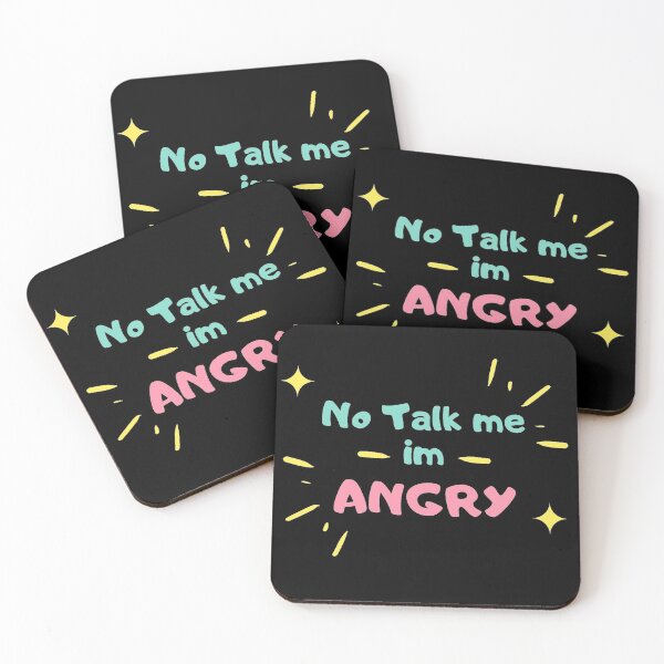 Item preview, no talk me  im angry designed and sold by gpsapparel.