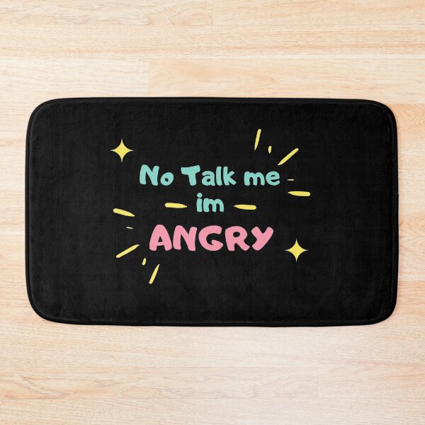 Item preview, no talk me  im angry designed and sold by gpsapparel.