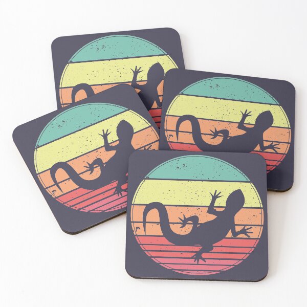 Item preview, Gecko Vintage Sunset Retro designed and sold by faudeltn.