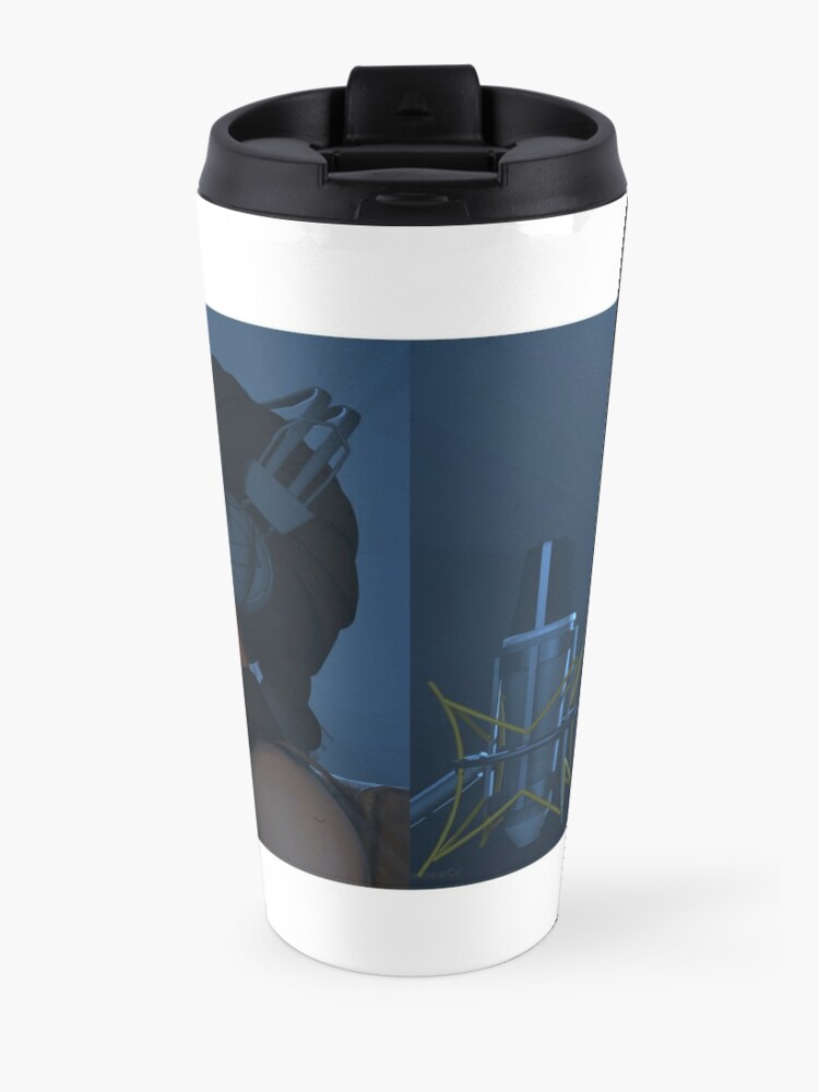 Alternate view of Lara Croft voice actress Travel Coffee Mug