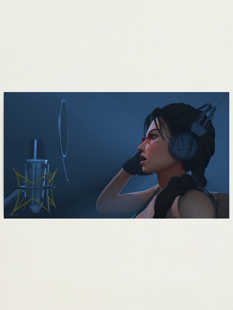Alternate view of Lara Croft voice actress Photographic Print