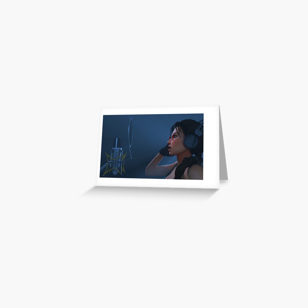 Lara Croft voice actress Greeting Card