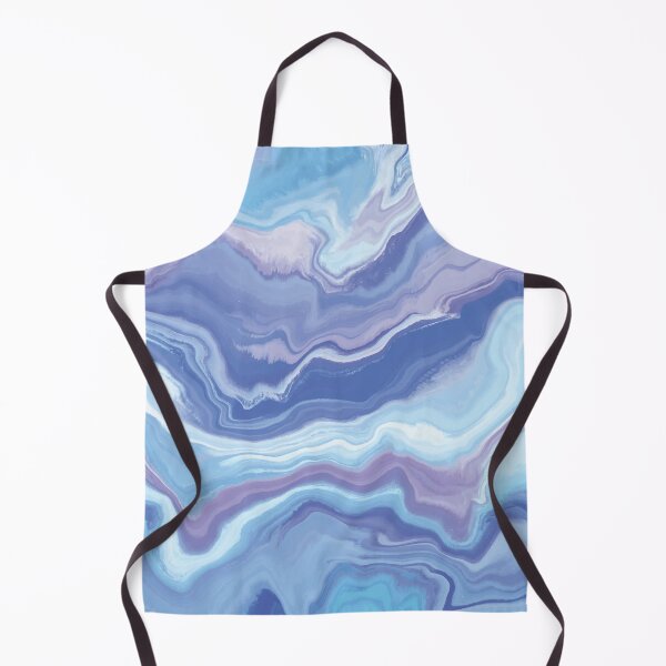 Item preview, Marble Swirls of Blue, White and Purple Abstract Pattern designed and sold by Alicia Chee.