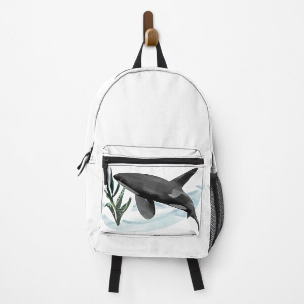 Item preview, Watercolor Orca Killer Whale Illustration - deep sea life designed and sold by Caroline Laursen.