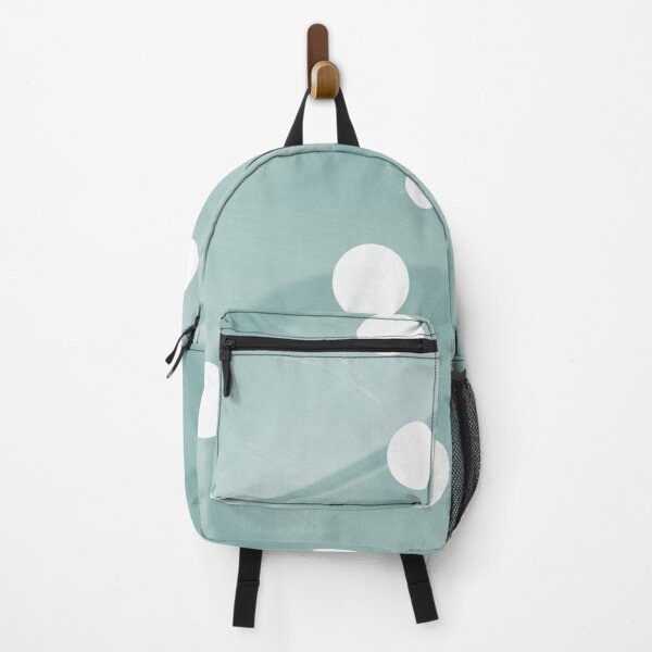 Item preview, Polka Dots Circle Pattern in Aqua Blue and White Design 618 designed and sold by Artnigel.