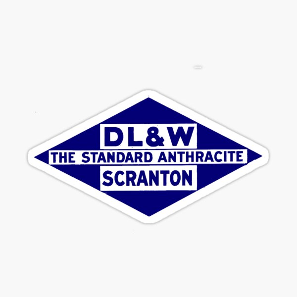 Item preview, Vintage Delaware Lackawanna and Western Railroad - The Standard Anthracite Scranton designed and sold by QuayTradingCo.