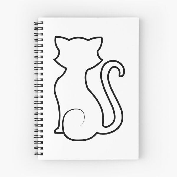Item preview, Little white cat silhouette designed and sold by CyrielleShop.