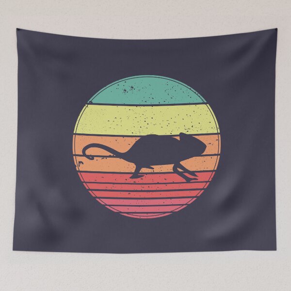 Item preview, Chameleon Vintage Sunset Retro designed and sold by faudeltn.
