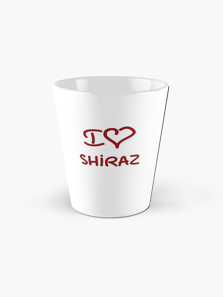 Alternate view of I Love Shiraz Mug