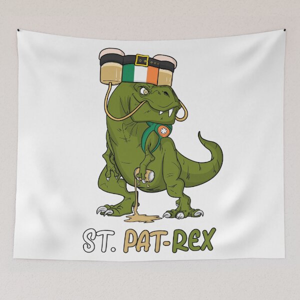 Item preview, Saint Pat-Rex Day - Saint Patrick's Day Dinosaur designed and sold by Giacob.