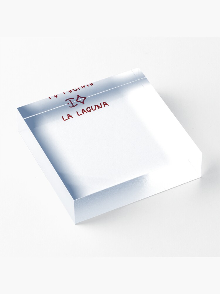 Alternate view of I Love La Laguna Acrylic Block