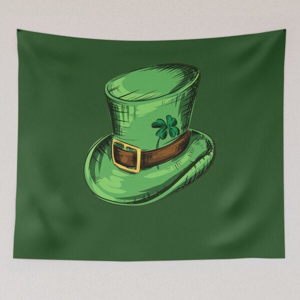 Item preview, St Patricks Day Hat With Clover Leaf, Irish Themed Party Gifts designed and sold by . JustBeUnique ..