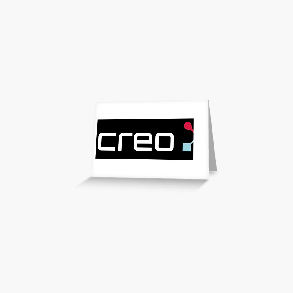 The Surge CREO Logo White Greeting Card