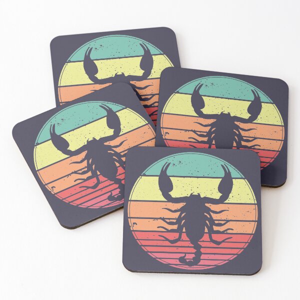 Aperçu de l'œuvre Scorpion Vintage Coucher de soleil Rétro créée et vendue par faudeltn.