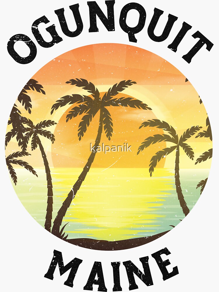 Vintage Ogunquit Maine Retro 70s 80s Travel by kalpanik
