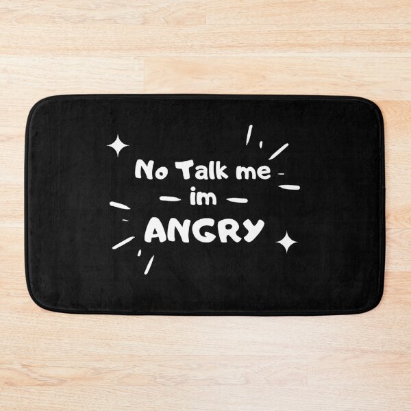 Item preview, no talk me  im angry designed and sold by gpsapparel.