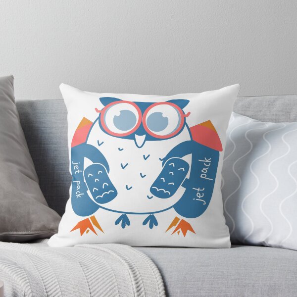 Item preview, Owl in glasses with jet pack, rocket pack designed and sold by Marko Blagoevic.
