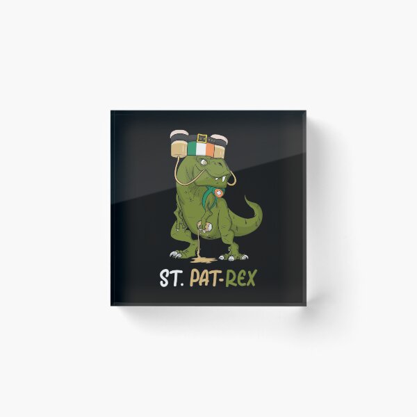 Item preview, Saint Pat-Rex Day - Saint Patrick's Day Dinosaur designed and sold by Giacob.