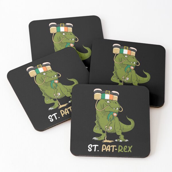 Item preview, Saint Pat-Rex Day - Saint Patrick's Day Dinosaur designed and sold by Giacob.