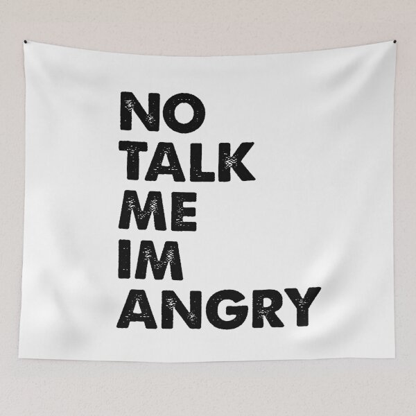 Item preview, No Talk Me Im Angry designed and sold by ambaart.
