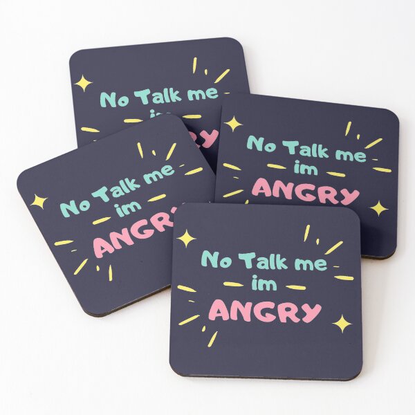 Item preview, no talk me  im angry designed and sold by gpsapparel.