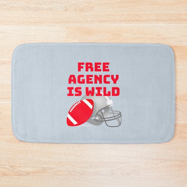 Item preview, Free Agency Is Wild, American Football, Football designed and sold by HomeConscious.